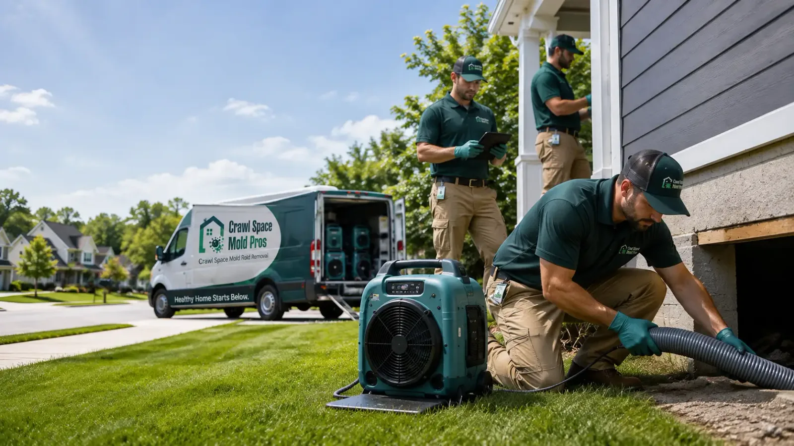 Crawl Space Mold Removal in San Marcos, CA